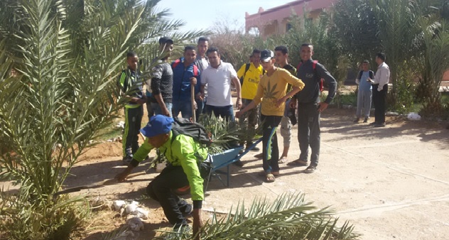 المنجزة بثانوية عثمان بن عفان في اطار استضافة بلادنا COP22-1