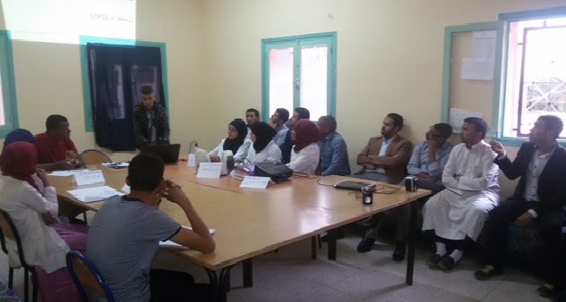 المنجزة بثانوية عثمان بن عفان في اطار استضافة بلادنا COP22-3