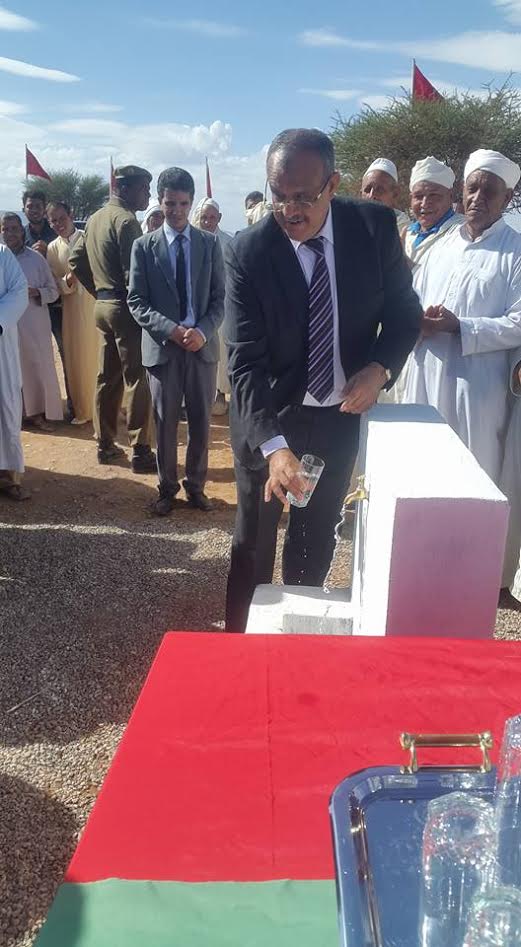 تزويد ساكنة دوارين بجماعة ايت بوداود بالماء الصالح للشرب بتمويل من andzoa-1