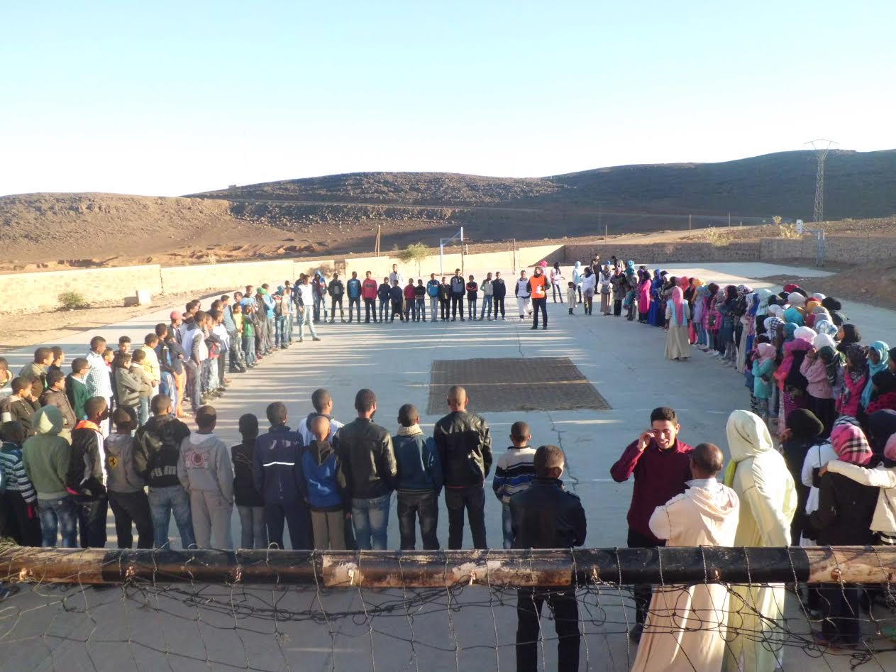 أفلاندرا الاعدادية تدرب تلامذتها على التدخل الاستعجالي-1