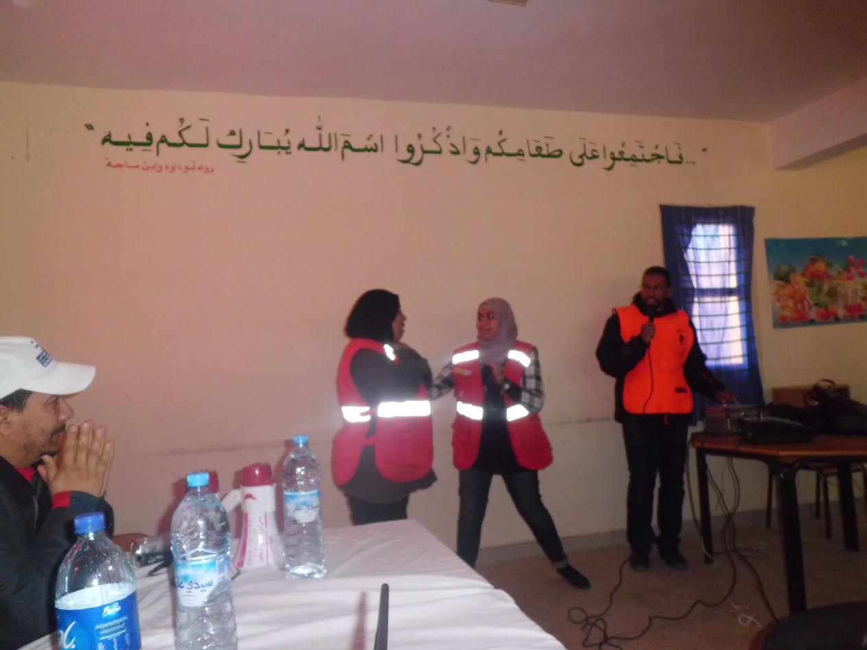 أفلاندرا الاعدادية تدرب تلامذتها على التدخل الاستعجالي-3