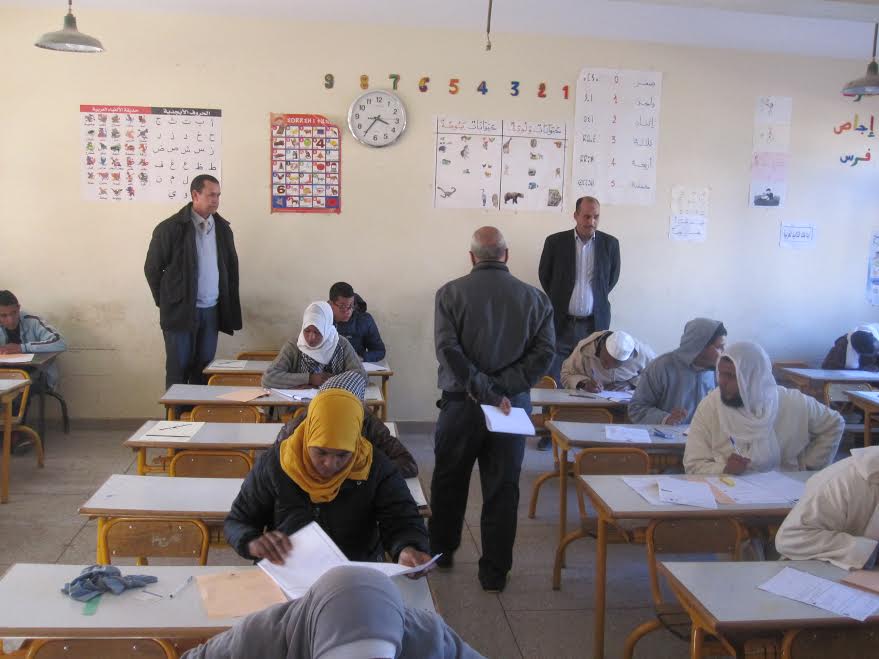 انطلاق الامتحانات  الإشهادية الجهوية بالثانوي الإعدادي بمديرية زاكورة-0