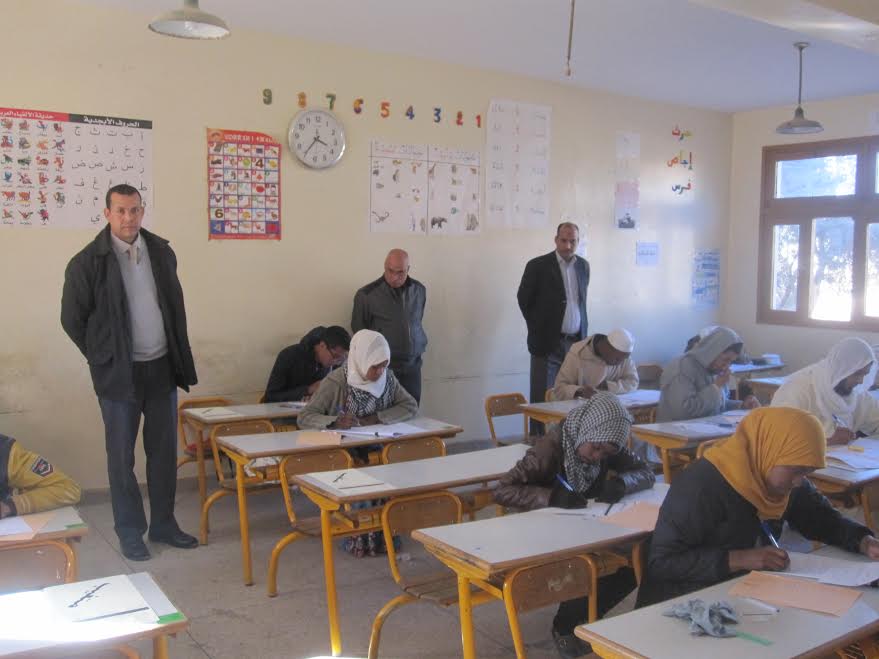 انطلاق الامتحانات  الإشهادية الجهوية بالثانوي الإعدادي بمديرية زاكورة