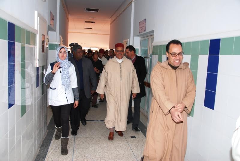 زيارة عامل إقليم لزاكورة للمستشفى الإقليمي-1