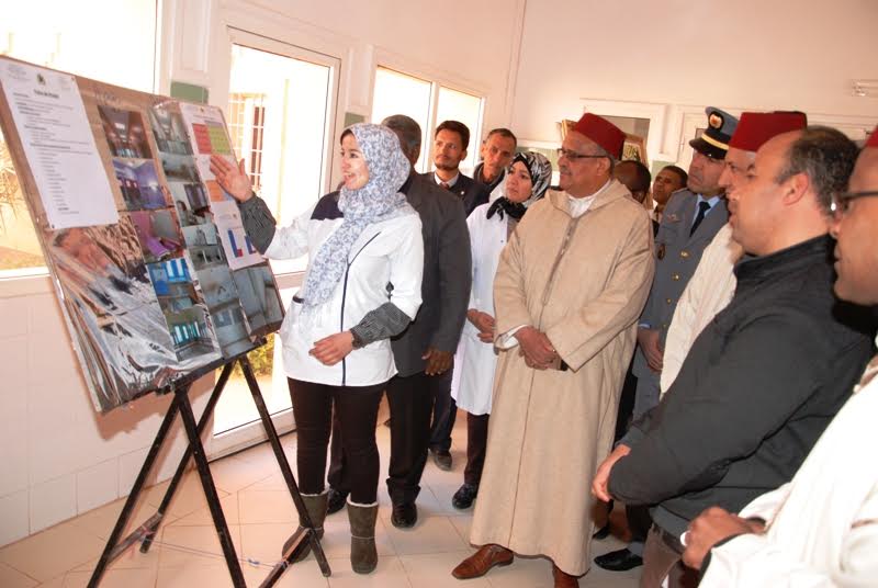 زيارة عامل إقليم لزاكورة للمستشفى الإقليمي-2