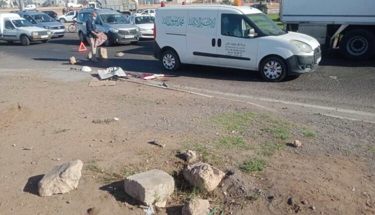 وفاة شخصين في حادثة سير مميتة تسببت بها شاحنة كبيرة و حولتهما إلى أشلاء بأكادير